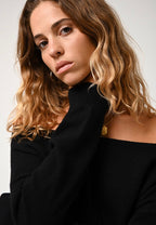 Round Neck Jumper - Faraut - Black