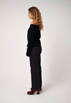 Round Neck Jumper - Faraut - Black
