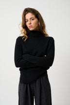 Pull Col Roulé - Fornet - Noir