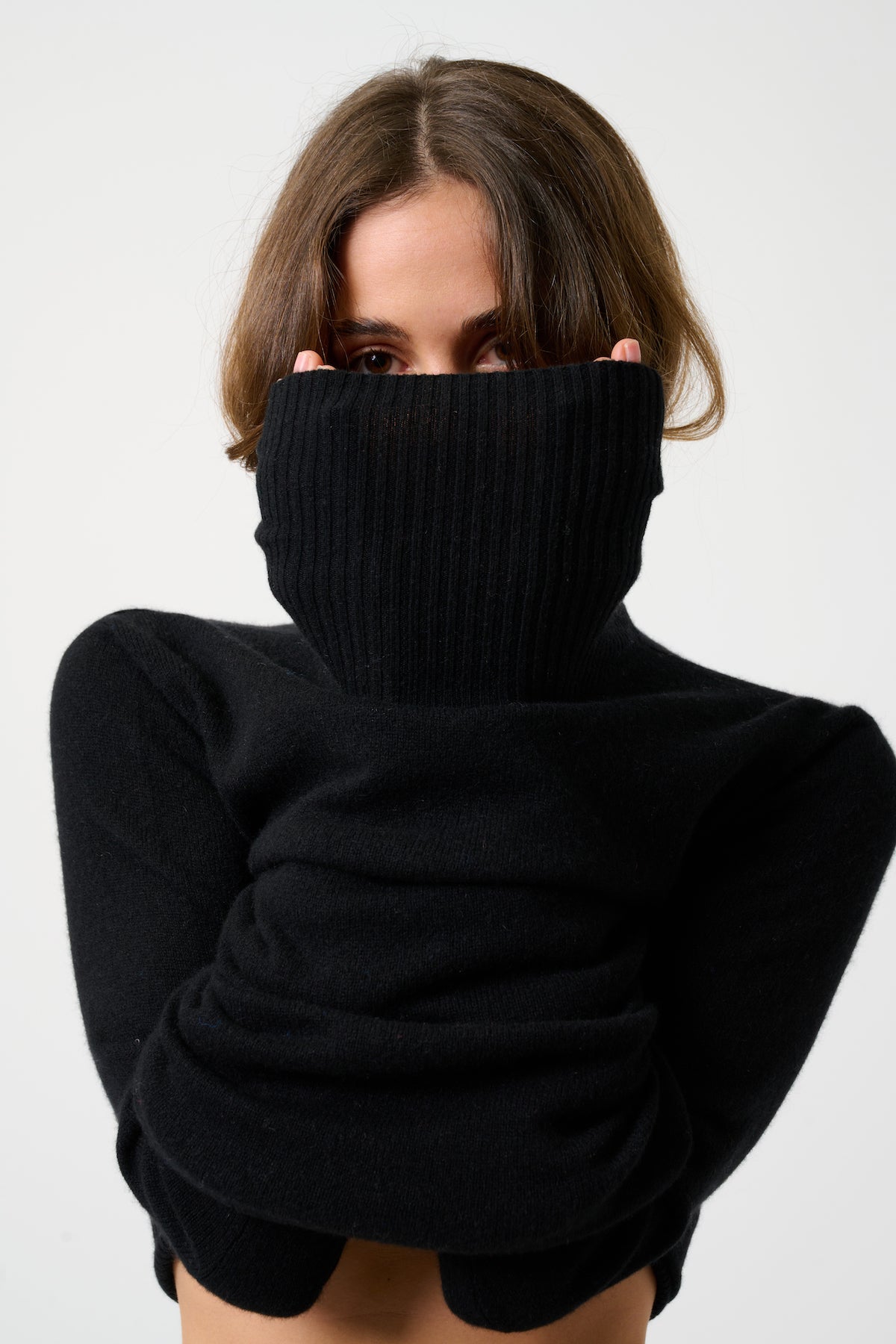 Pull Col Roulé - Fornet - Noir