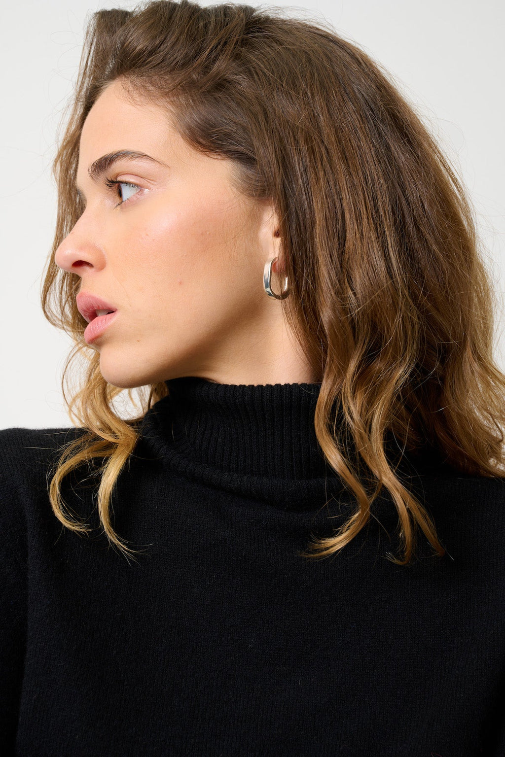 Pull Col Roulé - Fornet - Noir