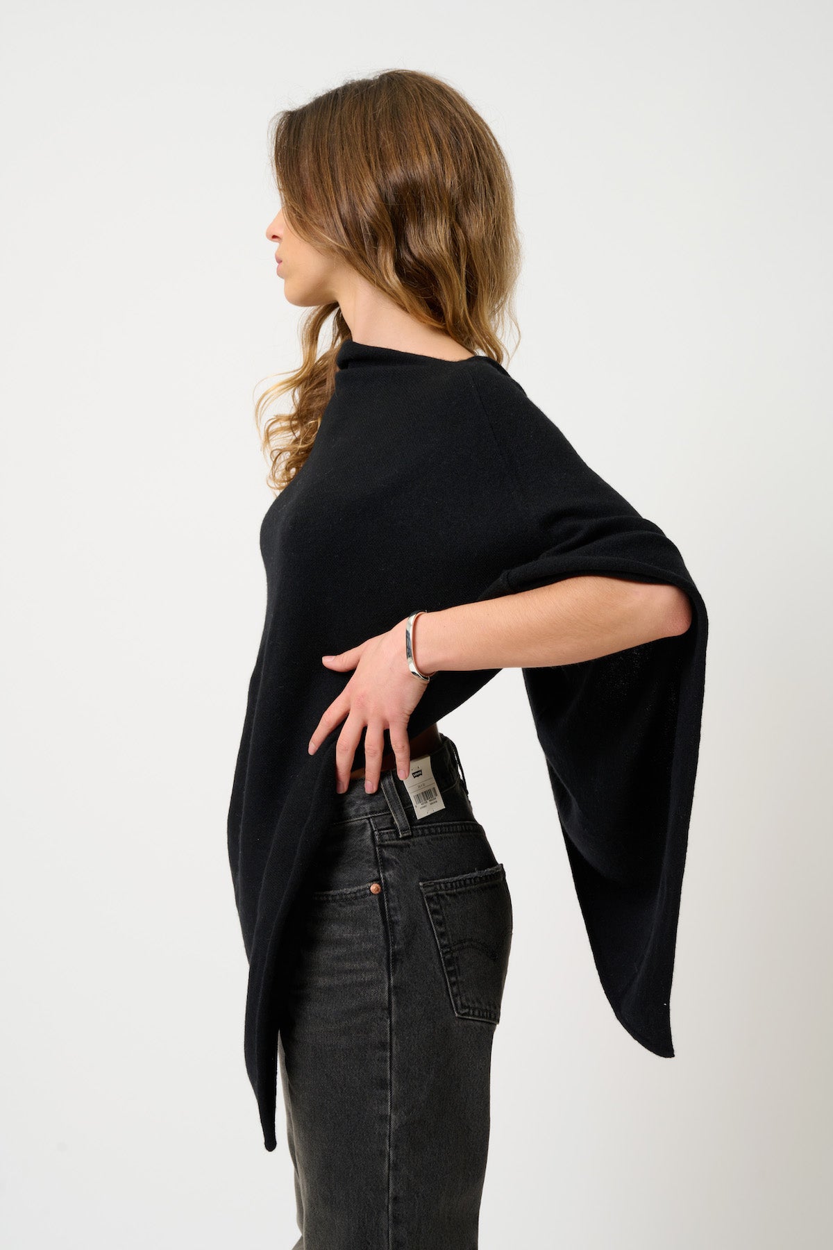 Poncho - Carra - Noir