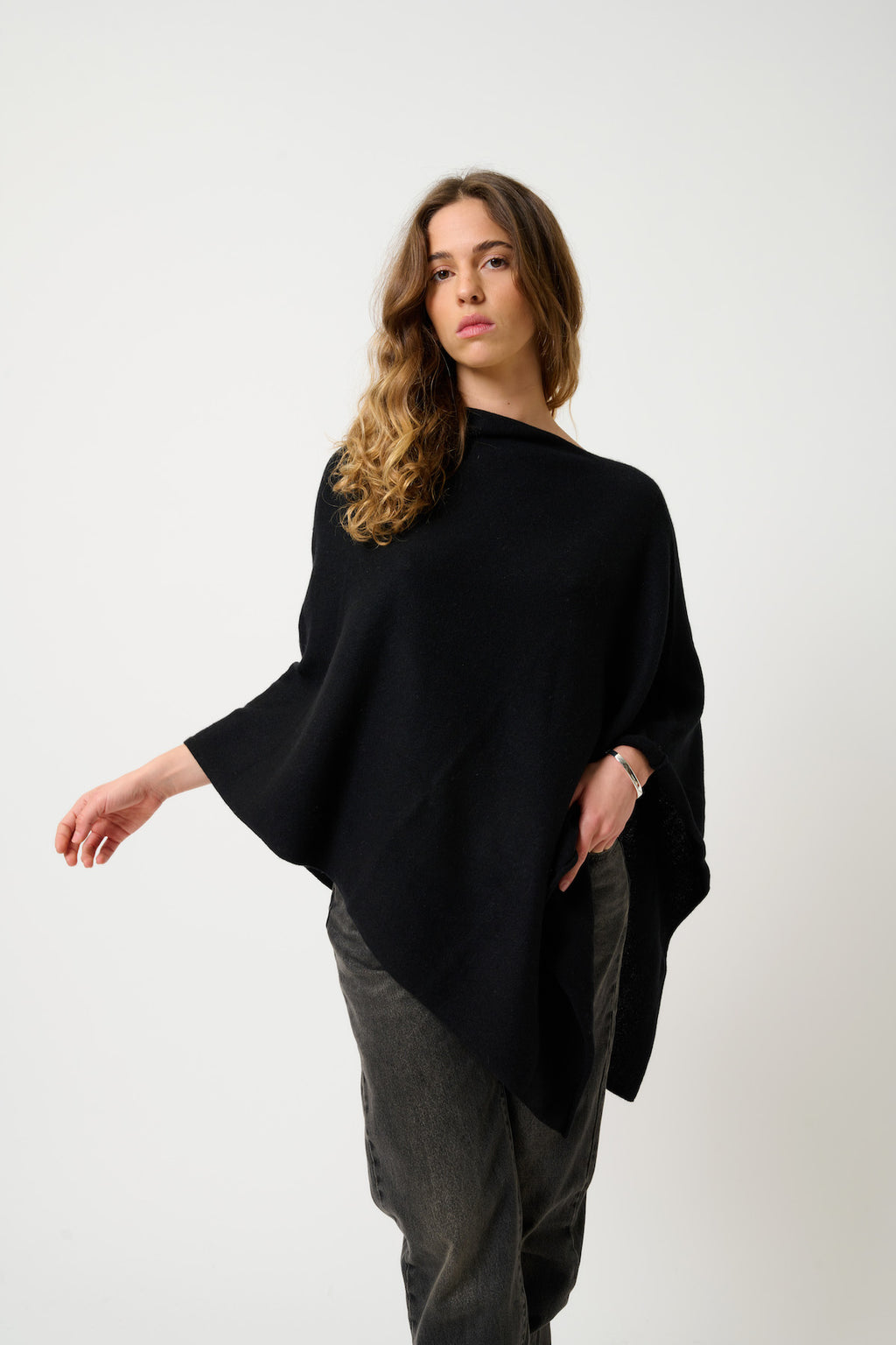Poncho - Carra - Noir