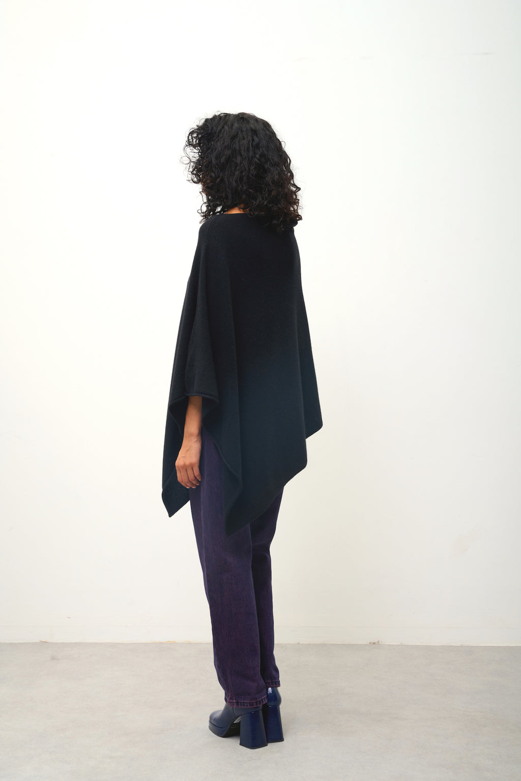 Poncho - Carra - Noir