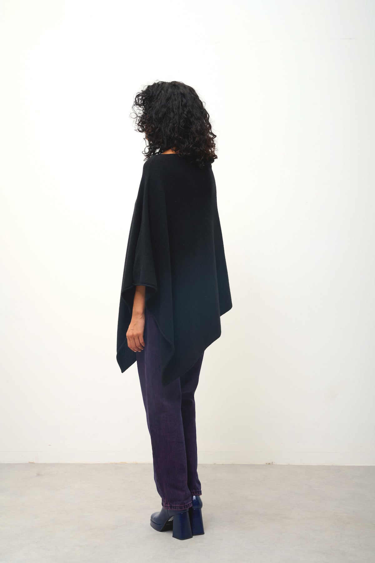 Poncho - Carra - Noir