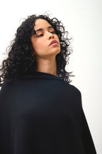 Poncho - Carra - Noir