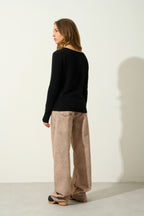 Jersey Cuello V - Galise - Negro