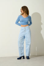Pull Col V - Galise - Sky
