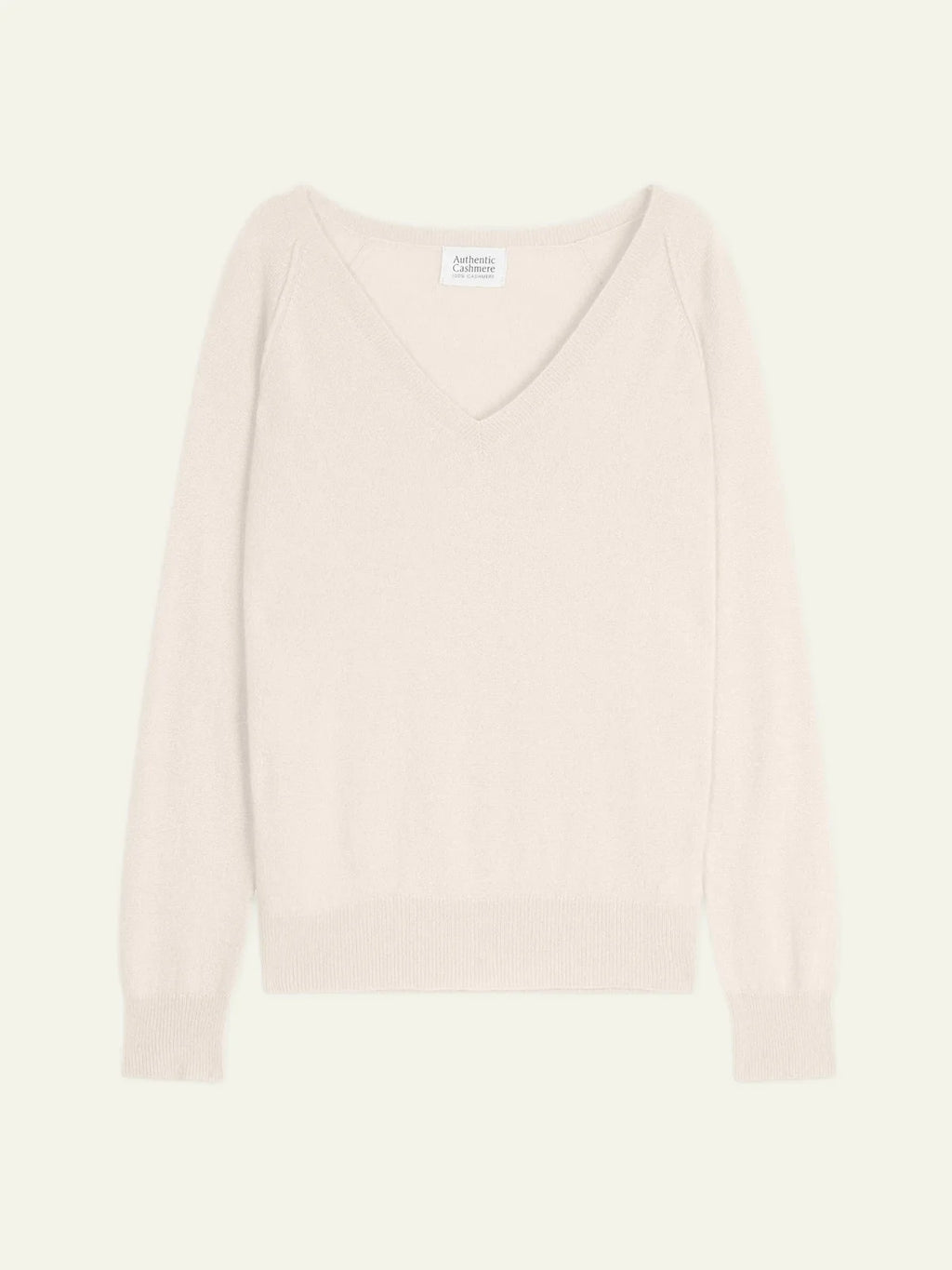 V-Neck Jumper - Giusalet - Ivory