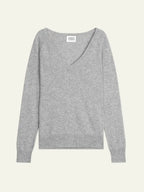 Pull Col V - Giusalet - Nuage Chiné