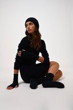 Manoplas Serre - Navy - 100% Cachemira 2 Hilos - Mixto