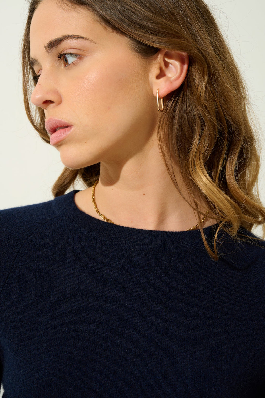 Pull Col Rond - Ecrin - Navy