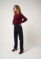 Trui met ronde hals - Ecrin - Rood