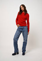Pull Col Rond - Ecrin - Rouge