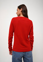 Pull Col Rond - Ecrin - Rouge