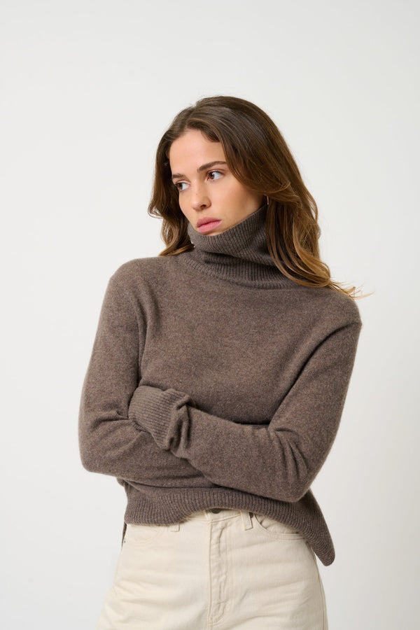 Jersey de Cuello Alto - Fornet - Marrón