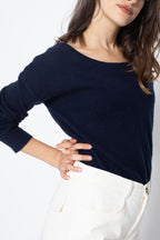 Pull Col Rond - Faraut - Navy