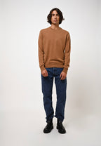 Pull Col Rond - Aiglière - Noisette