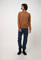 Pull Col Rond - Aiglière - Noisette