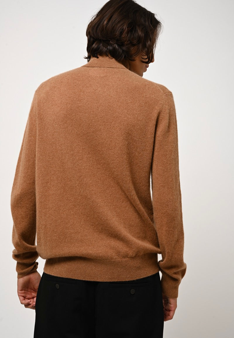Rollkragenpullover – Bange – Haselnussbraun