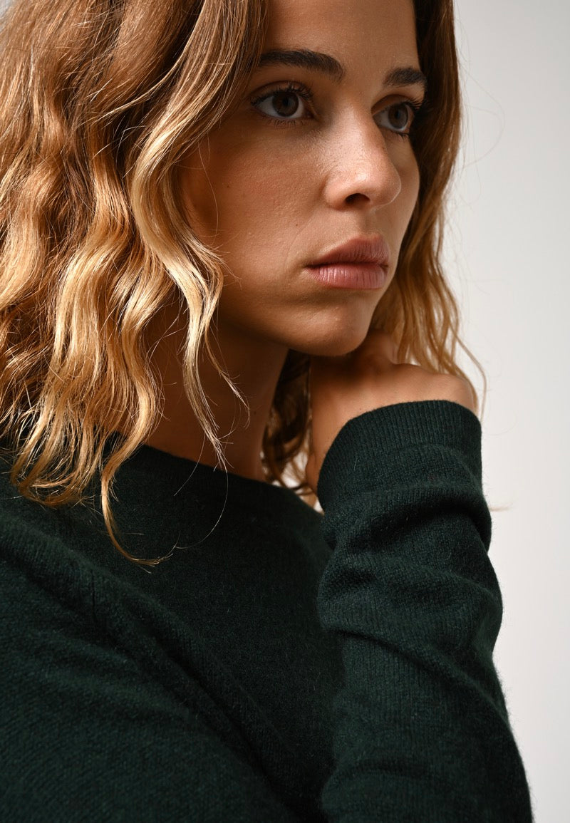 Jersey Cuello Redondo - Ecrin - Ciprés
