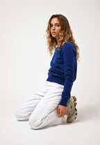 Round Neck Sweater - Etret - Outremer