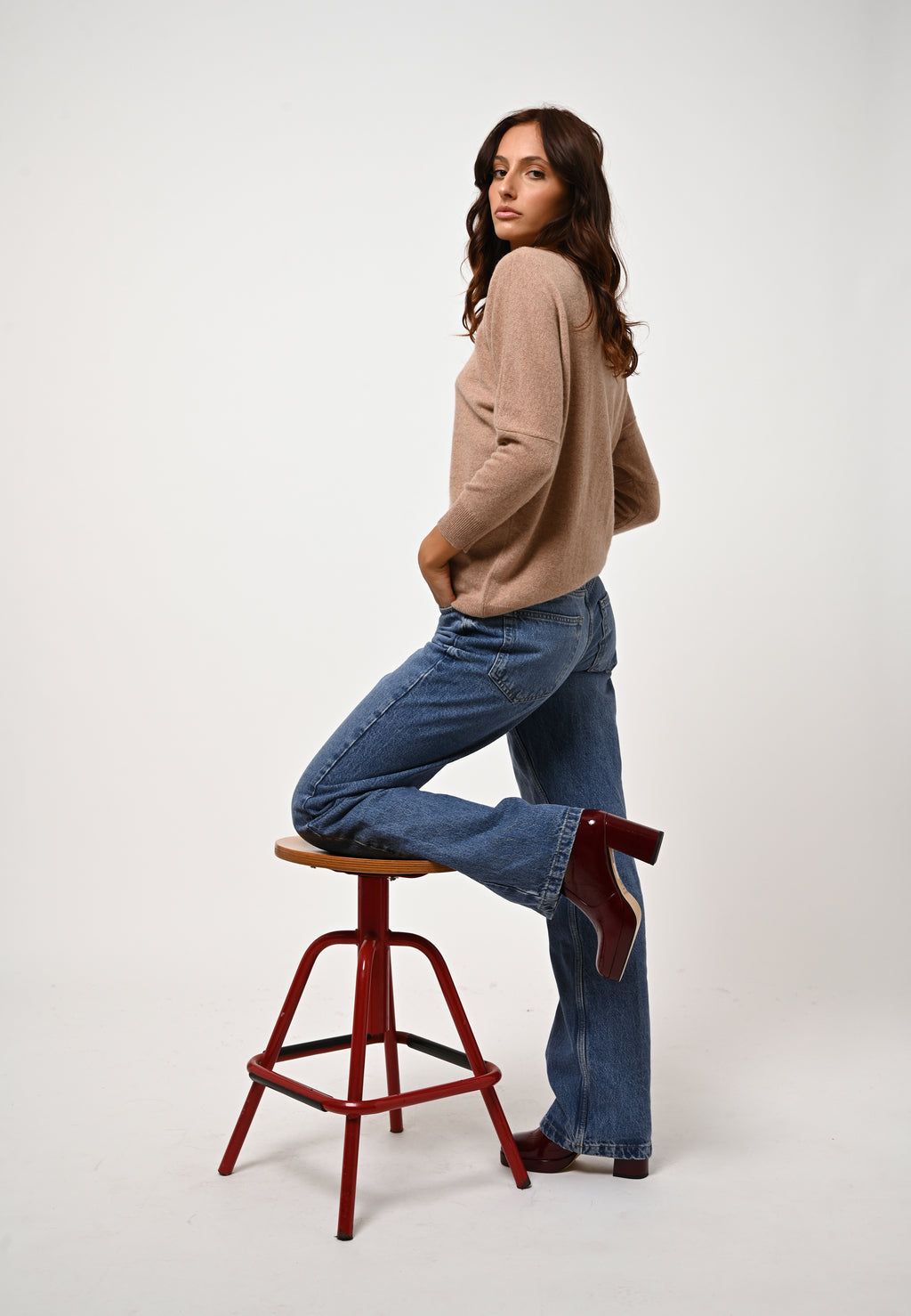 Pull Chauve Souris - Goléon - Camel Chiné