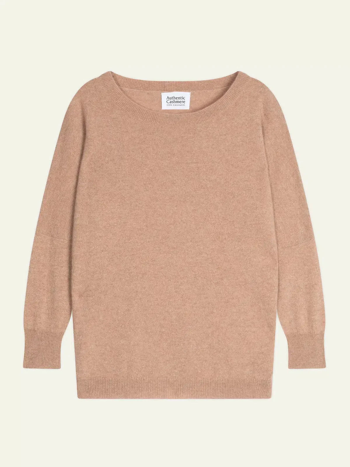 Fledermaus-Pullover - Goléon - Camel Meliert