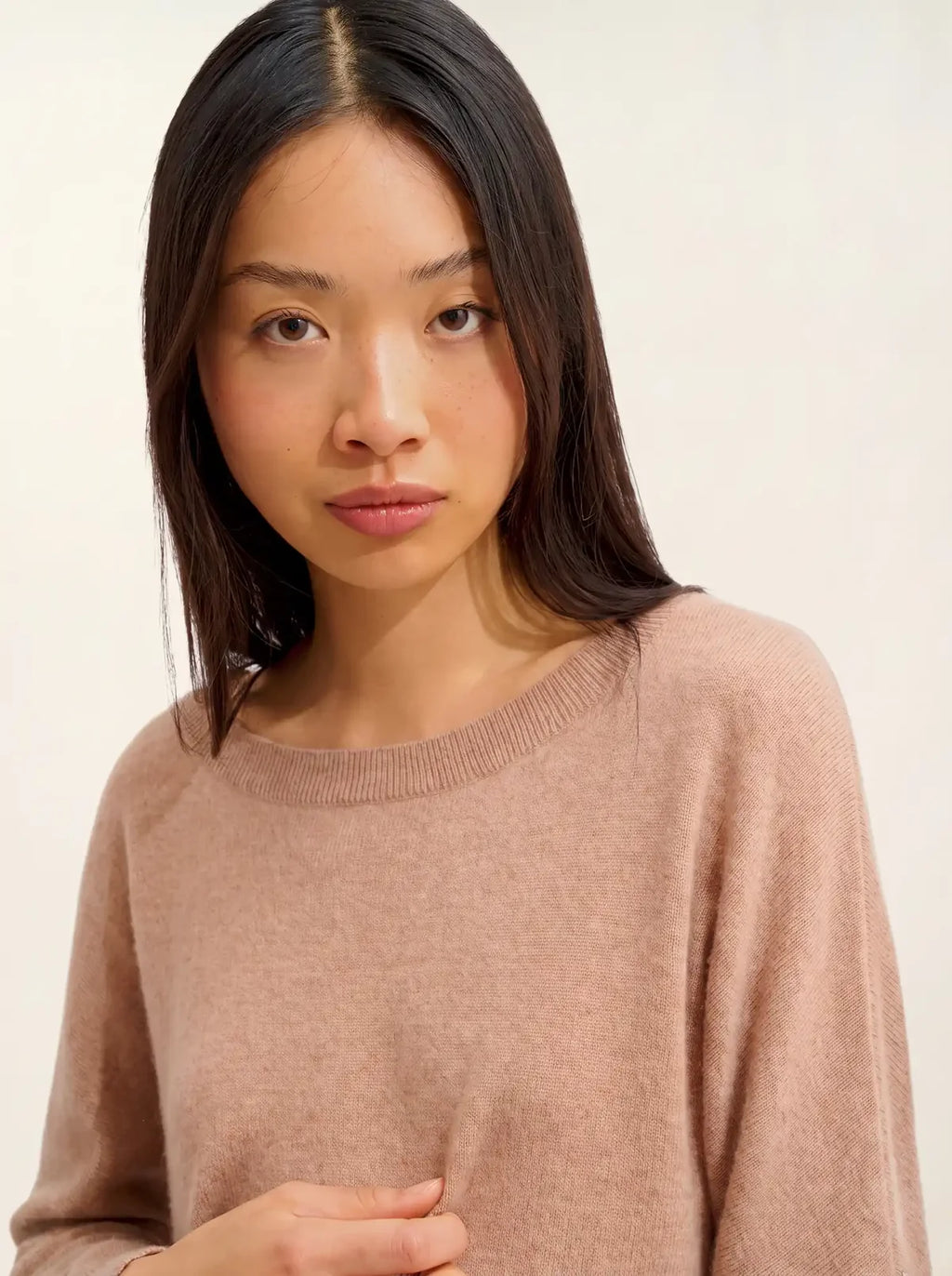 Fledermaus-Pullover - Goléon - Camel Meliert