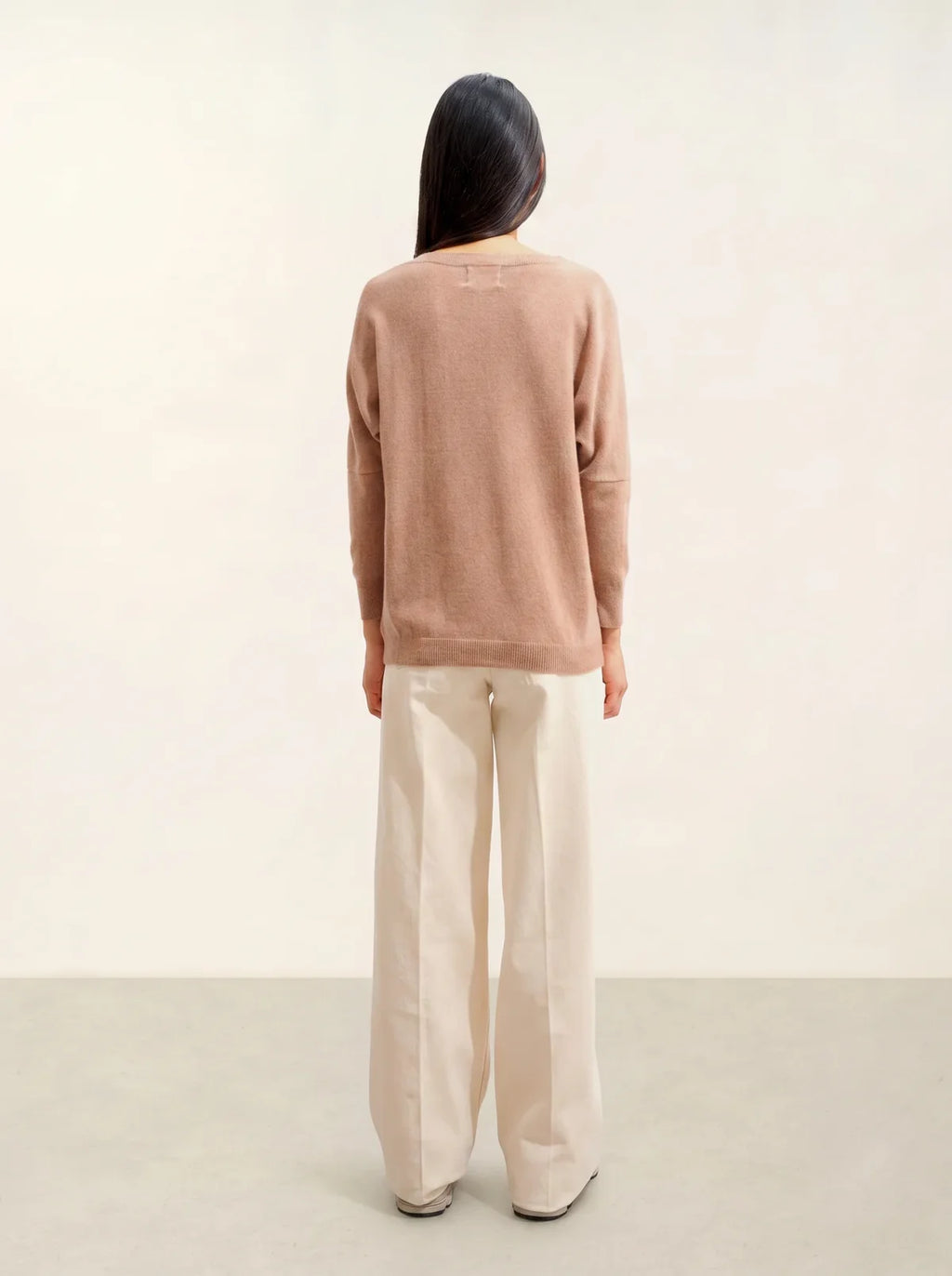 Fledermaus-Pullover - Goléon - Camel Meliert