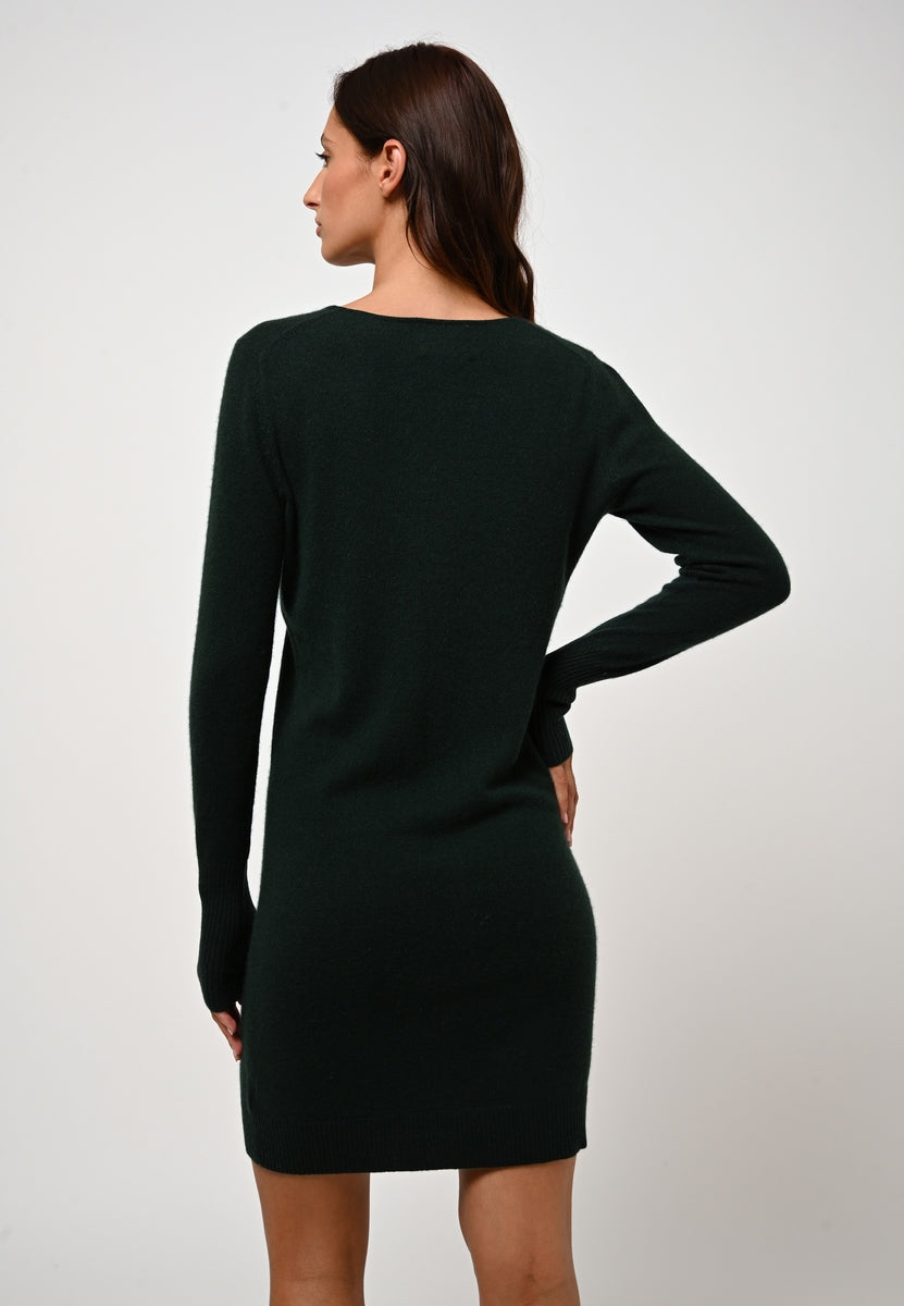 Round-Neck Dress - Armet - Cypress
