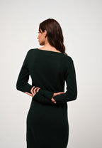 Robe Col V - Capelet - Cyprès