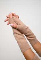 Fingerlose Handschuhe - Serre - Camel Meliert