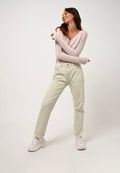 V-Neck Jumper - Galise - Powder
