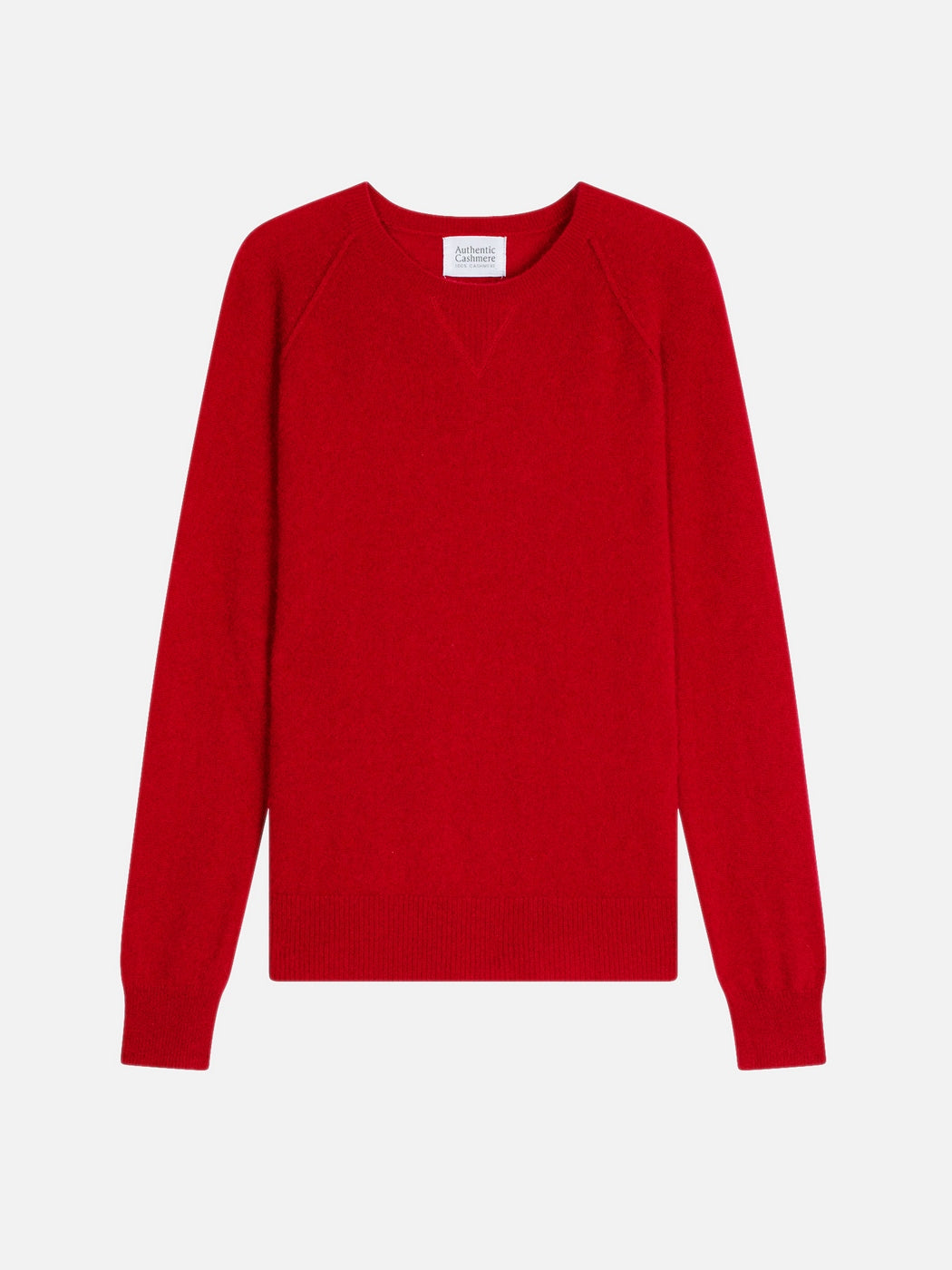 Sweter z okrągłym dekoltem – Etret – Czerwony