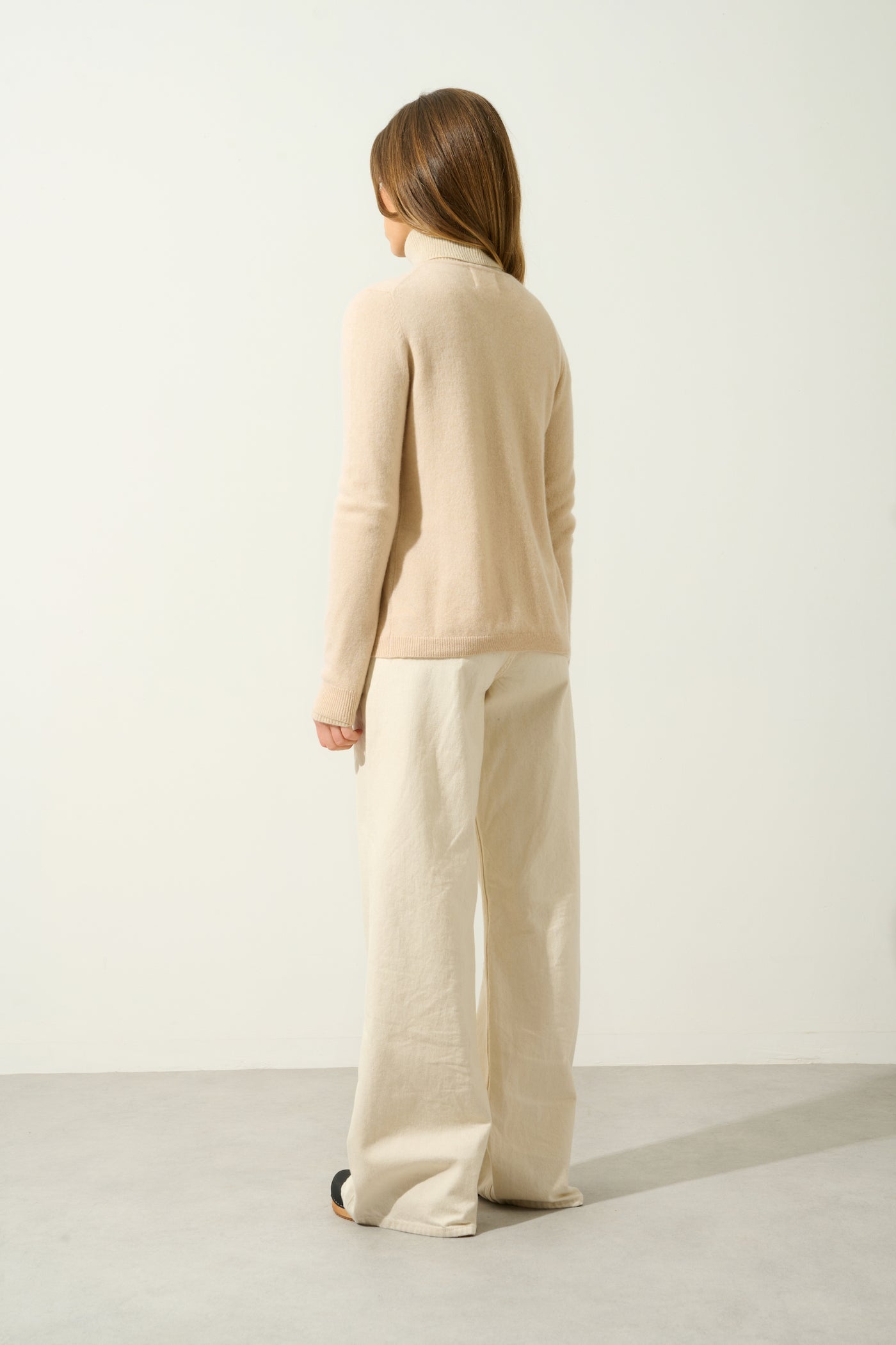 Cardigan Col Rond - Caron - Beige