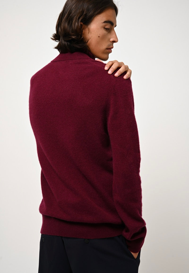 Jersey Cuello Vuelto - Bange - Burdeos