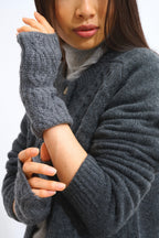 6-Ply Mittens - Iris - Grey