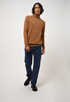 Pull Col Roulé 4 Fils - Martin - Noisette