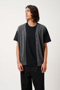Cardigan Col V Sans Manches - Hugo - Anthracite Chiné