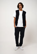 Cardigan Col V Sans Manches - Hugo - Navy