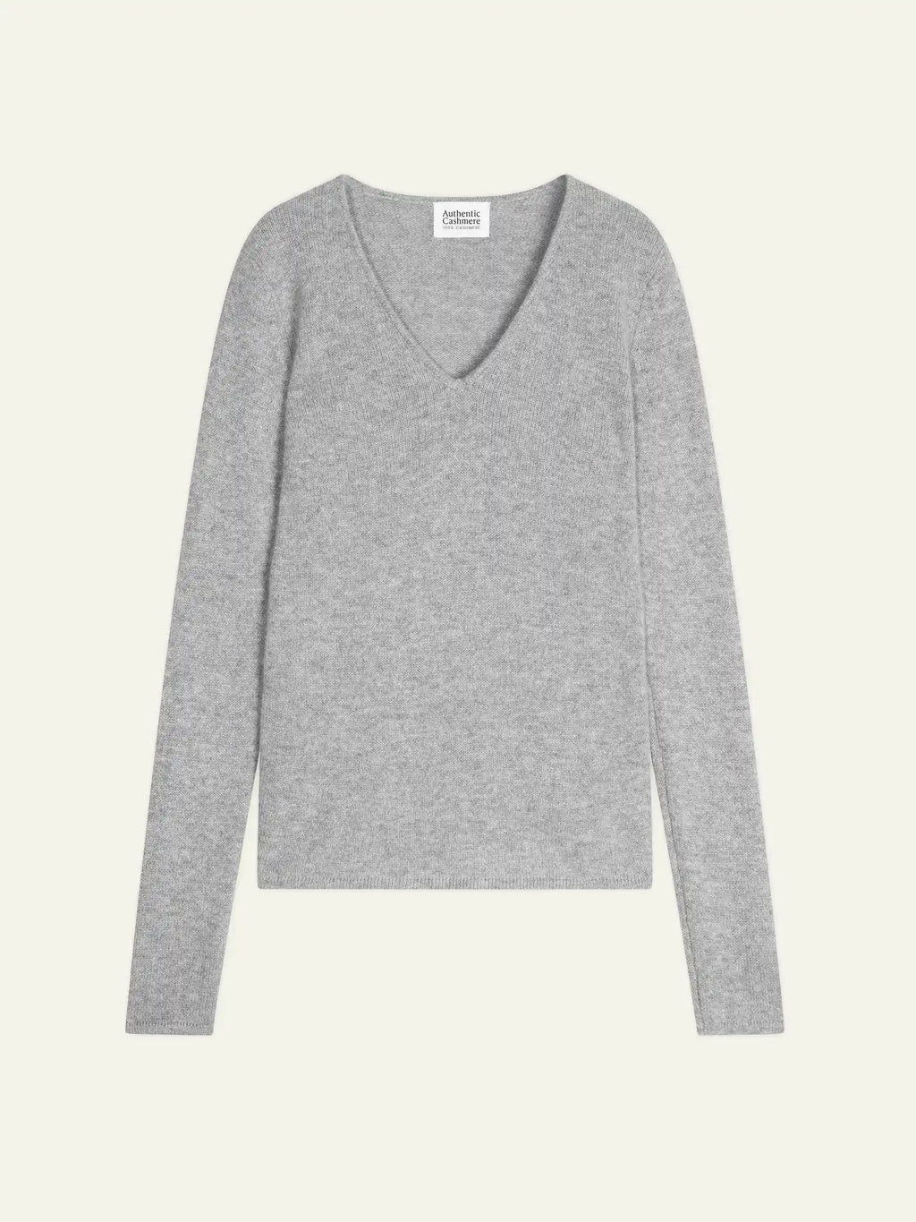 4-Ply V-Neck Jumper - Chelsea - Cloud Marl