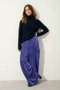 Pull Col Roulé 4 Fils - Linda - Navy