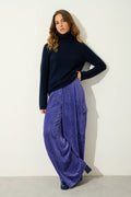 Pull Col Roulé 4 Fils - Linda - Navy