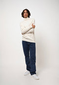 Roll Neck 4 Fils Martin Jumper - Snow - 100% Cashmere 4 Fils