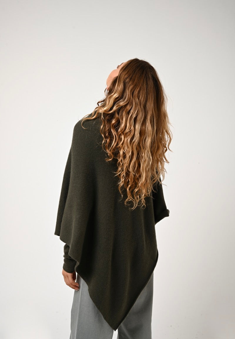 Poncho 4 Fils - Meryl - Kaki