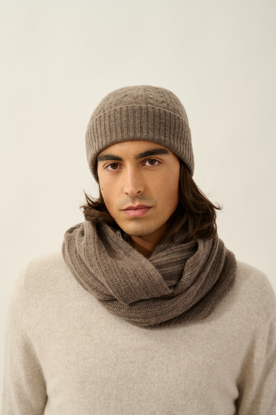 Gorro de 4 Hilos - Scott - Taupe Chiné