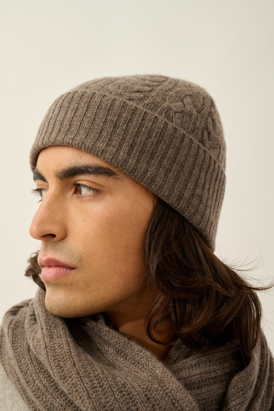 Gorro de 4 Hilos - Scott - Taupe Chiné