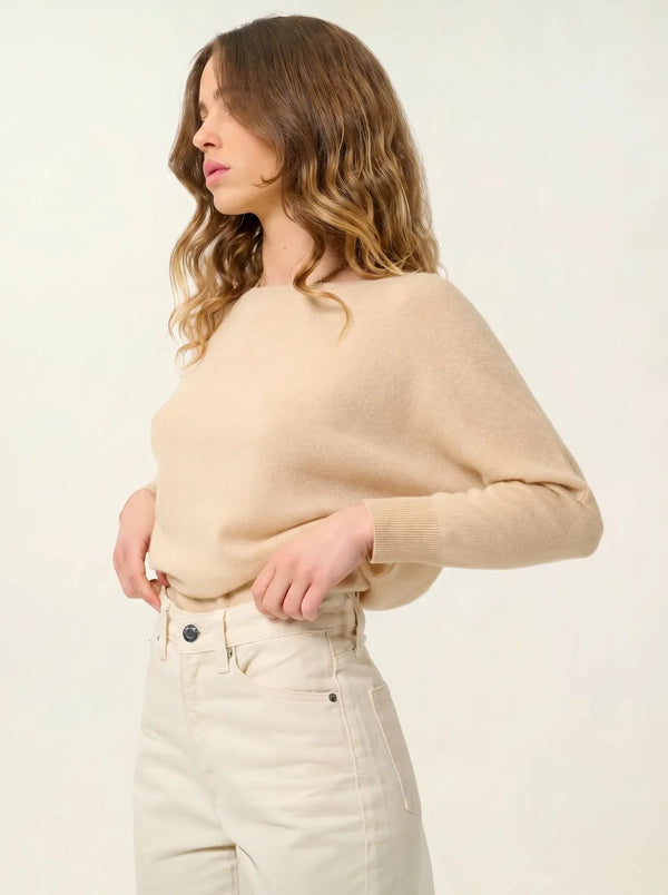 Batwing Jumper - Goléon - Beige