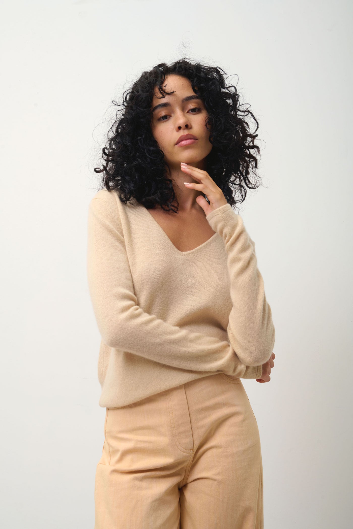 Jersey Cuello V - Galise - Beis